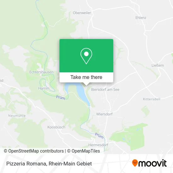 Карта Pizzeria Romana