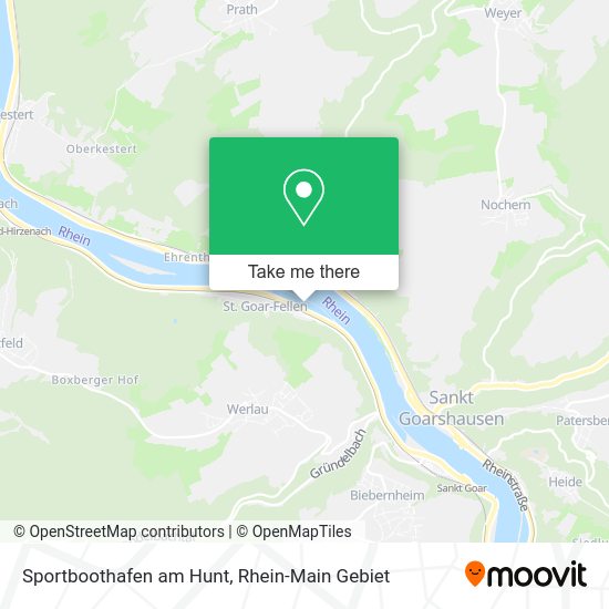 Карта Sportboothafen am Hunt
