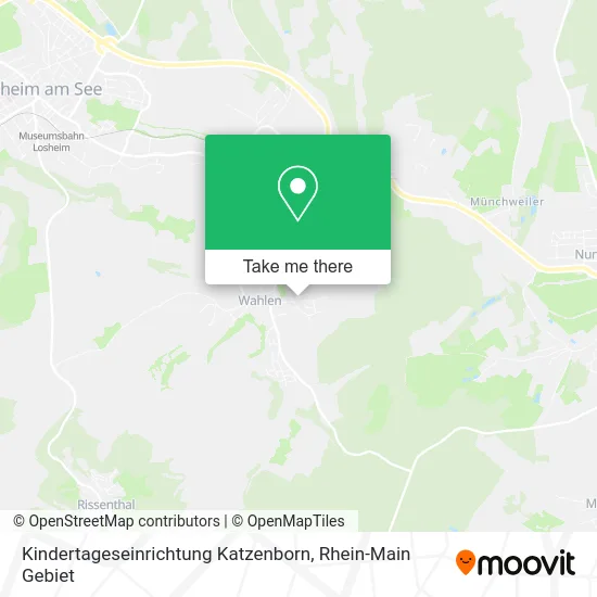 Карта Kindertageseinrichtung Katzenborn