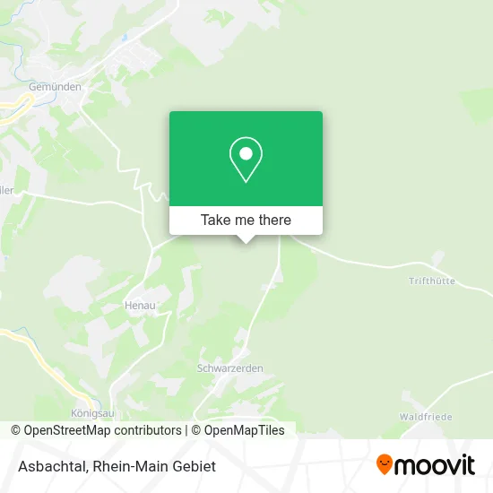 Asbachtal map