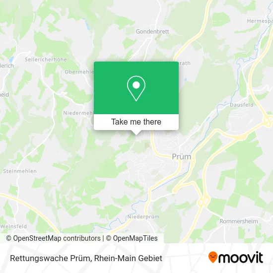 Карта Rettungswache Prüm