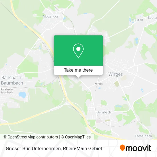 Карта Grieser Bus Unternehmen