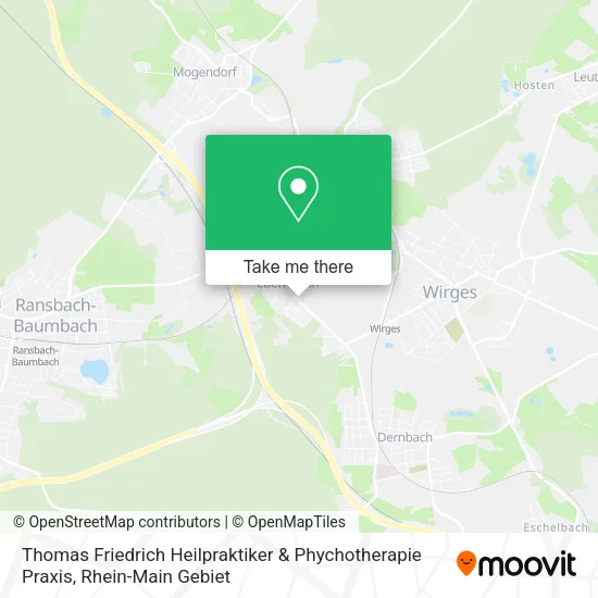 Карта Thomas Friedrich Heilpraktiker & Phychotherapie Praxis