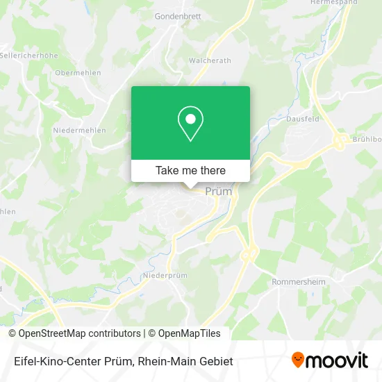 Карта Eifel-Kino-Center Prüm