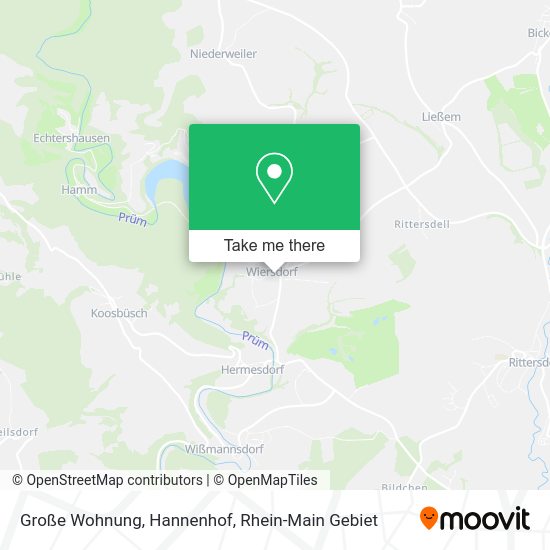 Карта Große Wohnung, Hannenhof