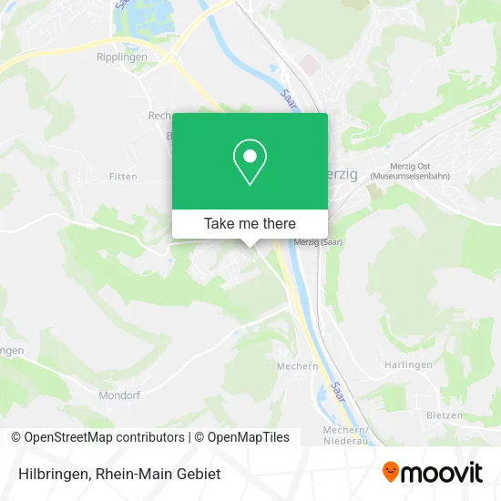 Карта Hilbringen