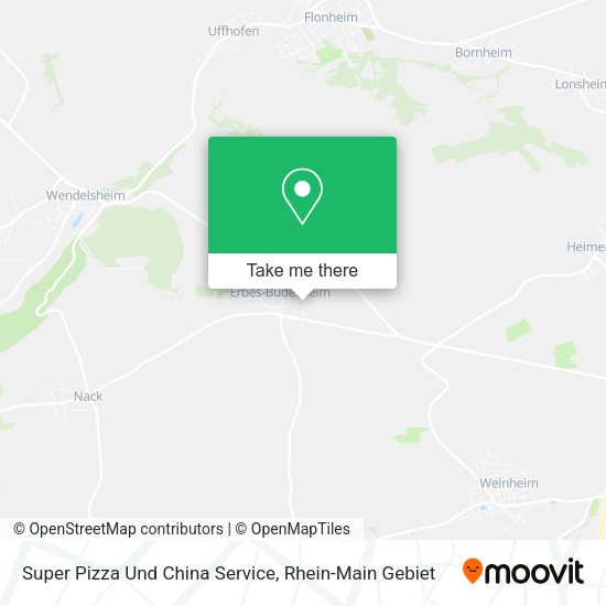 Карта Super Pizza Und China Service