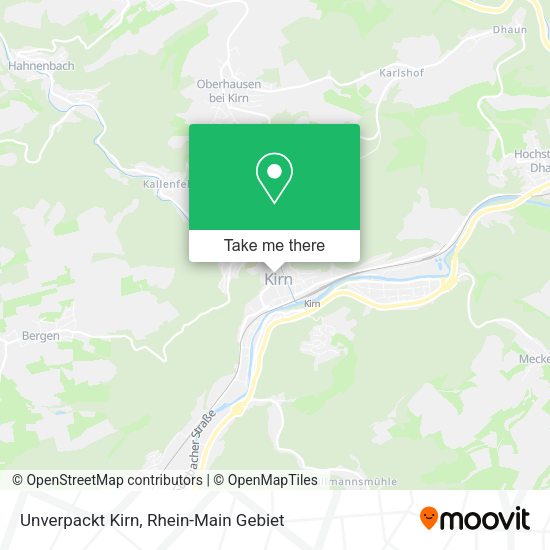 Unverpackt Kirn map