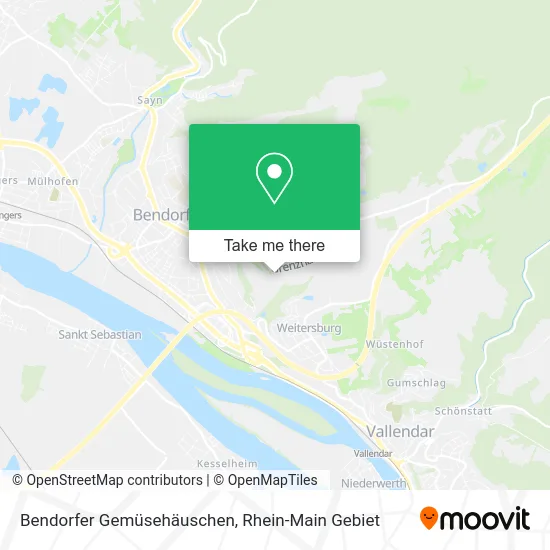 Карта Bendorfer Gemüsehäuschen