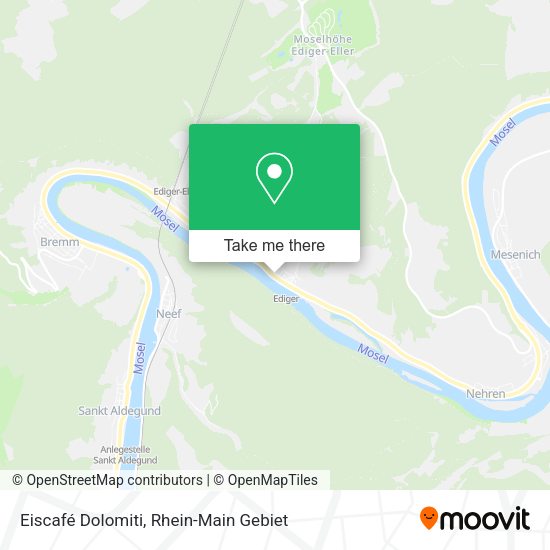 Карта Eiscafé Dolomiti