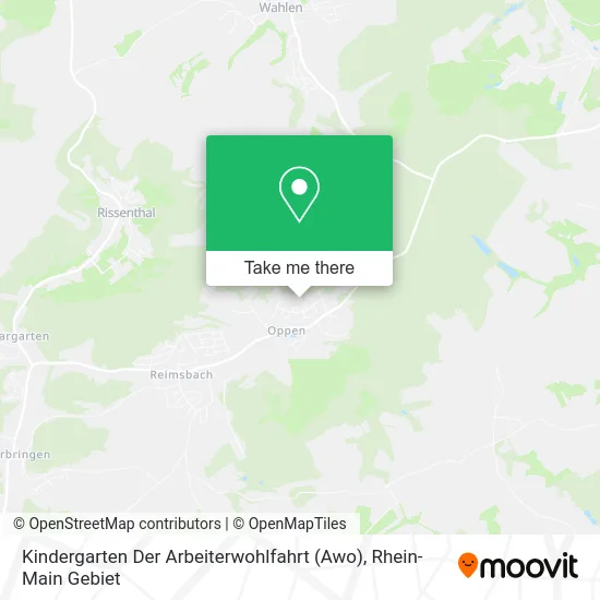 Карта Kindergarten Der Arbeiterwohlfahrt (Awo)