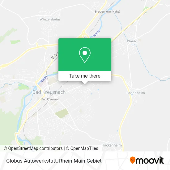 Карта Globus Autowerkstatt