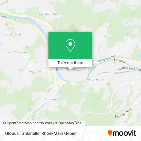 Карта Globus Tankstelle