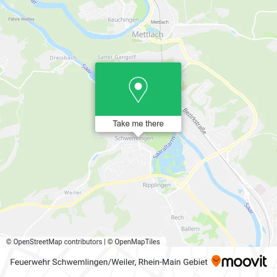 Карта Feuerwehr Schwemlingen/Weiler