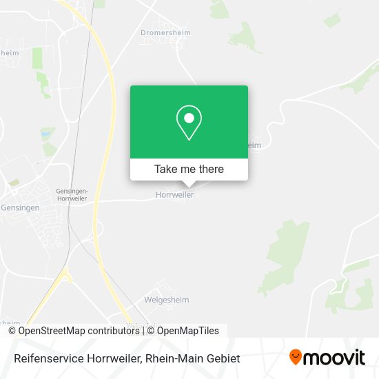 Карта Reifenservice Horrweiler