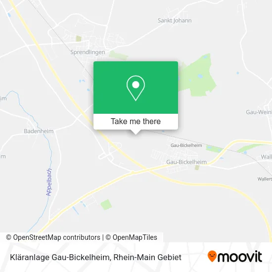 Карта Kläranlage Gau-Bickelheim