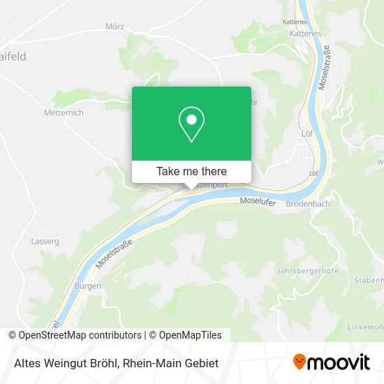 Карта Altes Weingut Bröhl