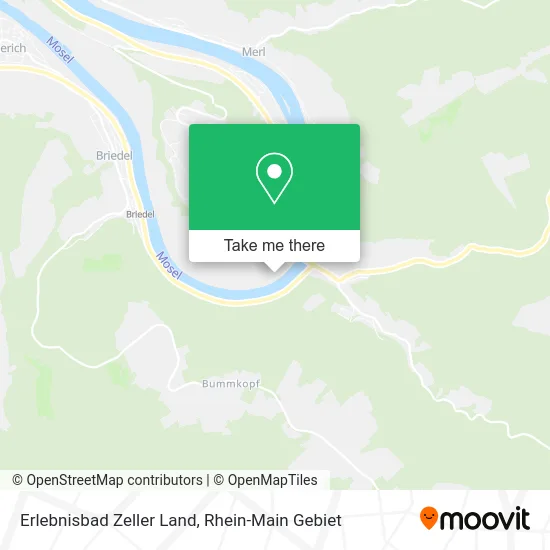 Карта Erlebnisbad Zeller Land