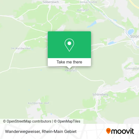 Карта Wanderwegweiser
