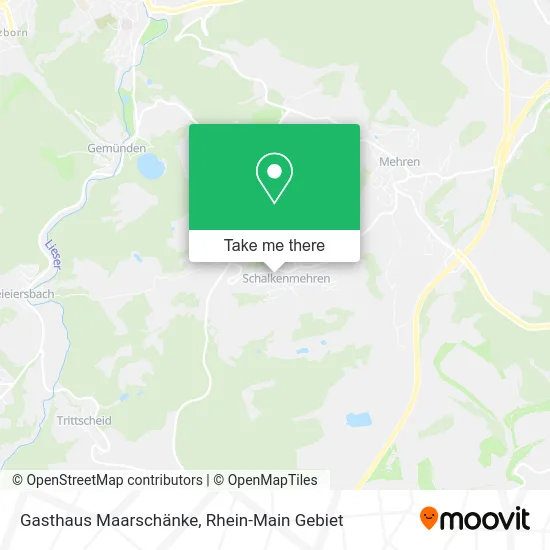 Карта Gasthaus Maarschänke