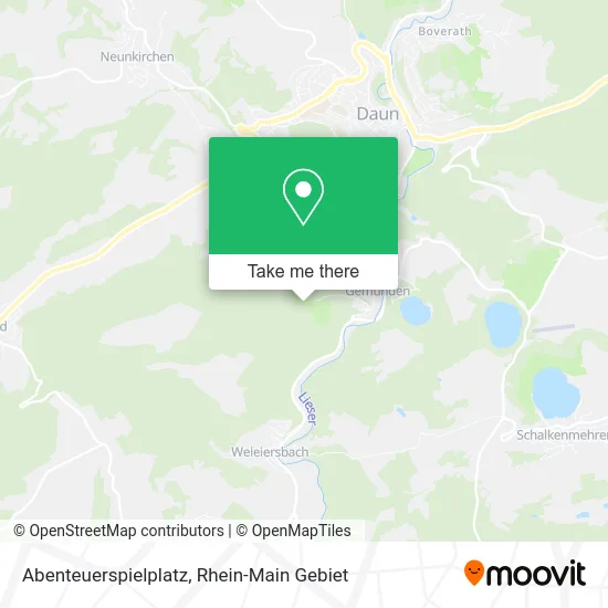 Карта Abenteuerspielplatz