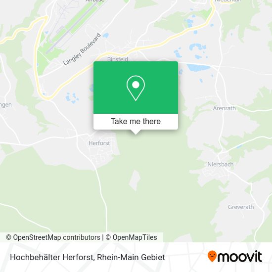 Карта Hochbehälter Herforst