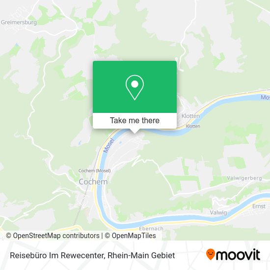 Карта Reisebüro Im Rewecenter