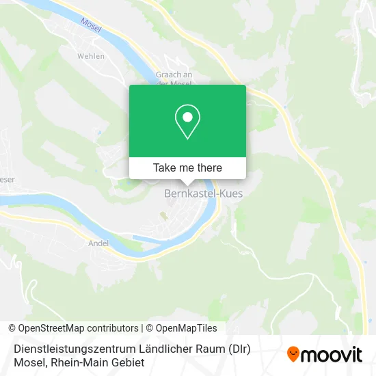 Карта Dienstleistungszentrum Ländlicher Raum (Dlr) Mosel