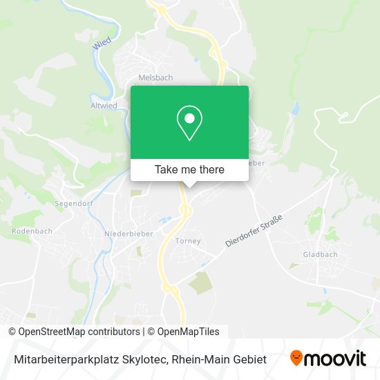 Карта Mitarbeiterparkplatz Skylotec