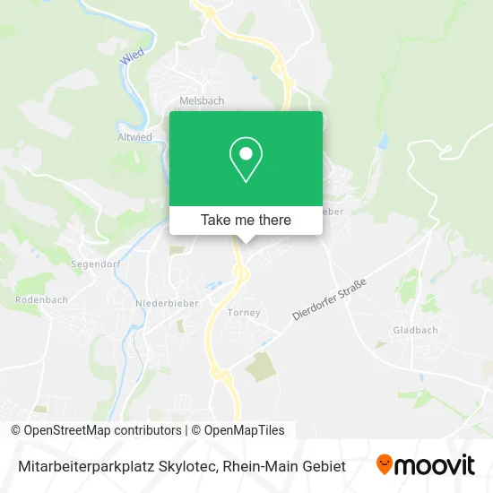 Карта Mitarbeiterparkplatz Skylotec