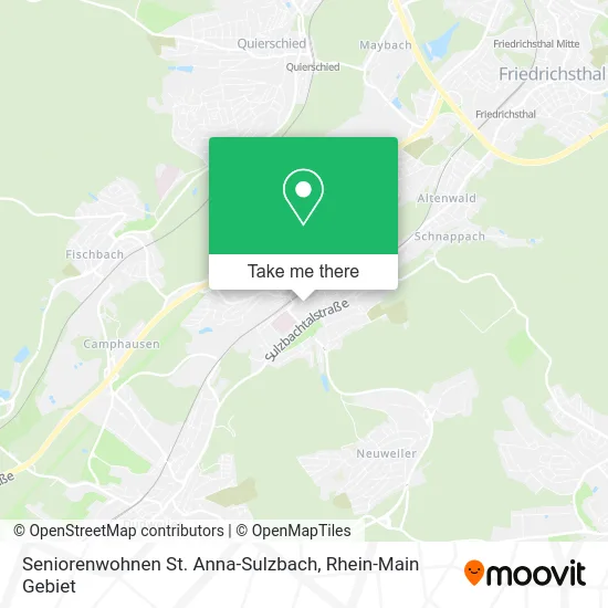 Карта Seniorenwohnen St. Anna-Sulzbach