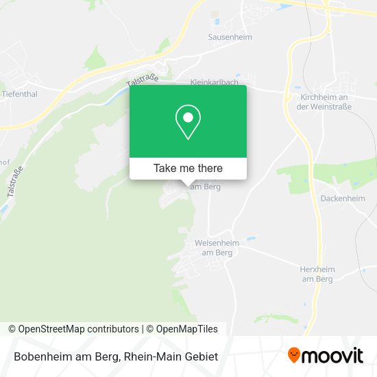 Карта Bobenheim am Berg