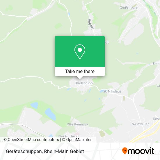 Карта Geräteschuppen