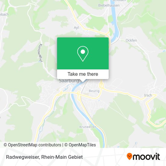 Карта Radwegweiser