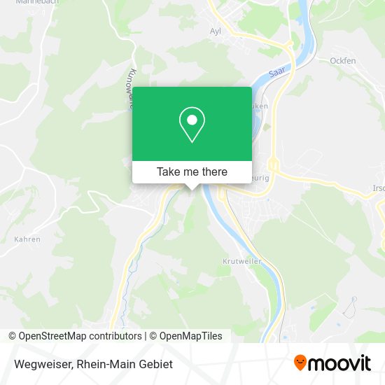 Карта Wegweiser