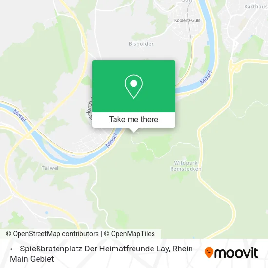 Карта ← Spießbratenplatz Der Heimatfreunde Lay