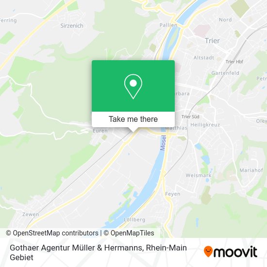 Карта Gothaer Agentur Müller & Hermanns