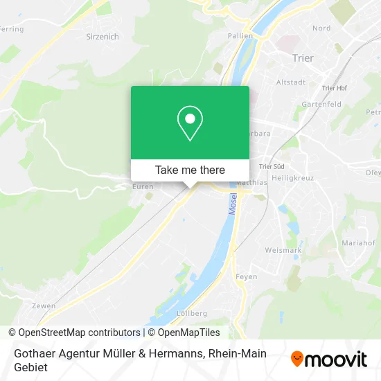 Карта Gothaer Agentur Müller & Hermanns