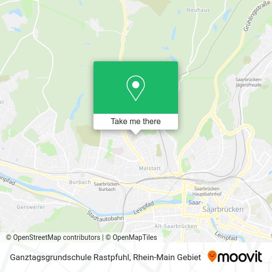 Карта Ganztagsgrundschule Rastpfuhl