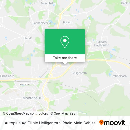 Карта Autoplus Ag Filiale Heiligenroth