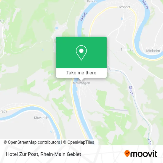 Карта Hotel Zur Post