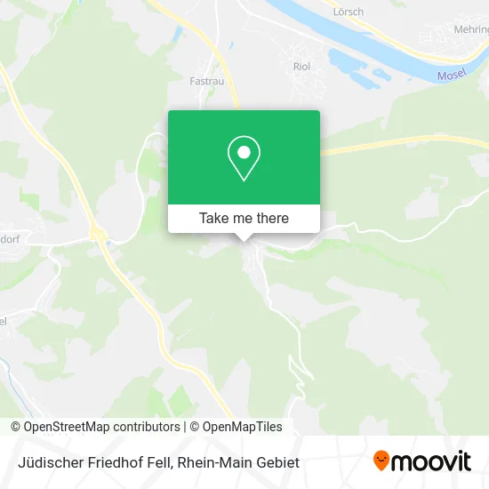 Карта Jüdischer Friedhof Fell