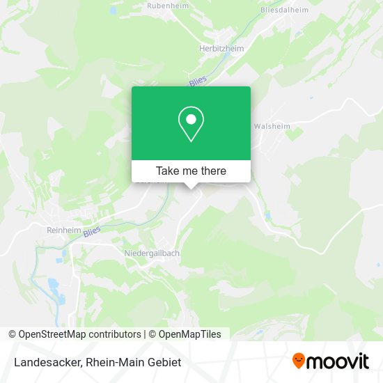 Landesacker map