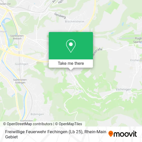 Карта Freiwillige Feuerwehr Fechingen (Lb 25)