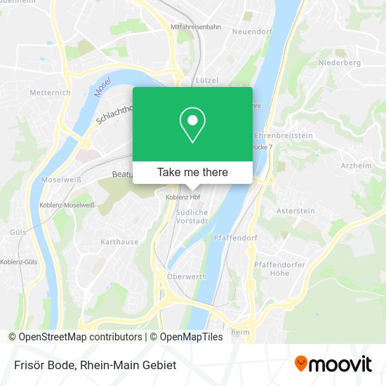 Карта Frisör Bode