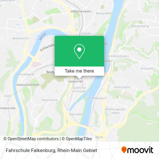 Карта Fahrschule Falkenburg