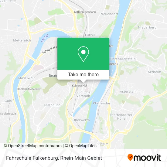 Карта Fahrschule Falkenburg