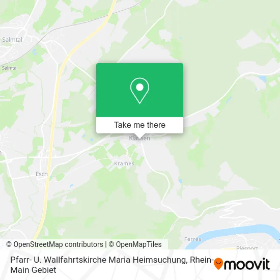 Карта Pfarr- U. Wallfahrtskirche Maria Heimsuchung