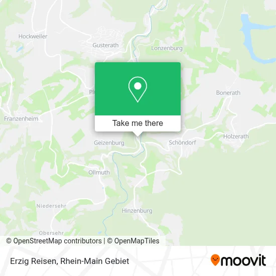 Erzig Reisen map