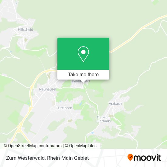 Карта Zum Westerwald